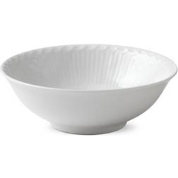 Royal Copenhagen White Fluted Serving Bowl 17cm 0.35L