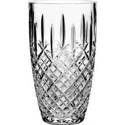 Royal Scot Crystal London Barrel Vase 23cm