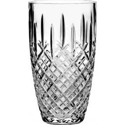 Royal Scot Crystal London Barrel Vase 19cm
