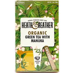 Heath & Heather Organic Green Tea with Manuka 20pcs