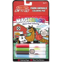 Melissa & Doug Magicolor On the Go Farm Animals Coloring Pad