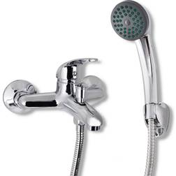 vidaXL Bath Shower Mixer Chrome