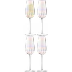 LSA International Pearl Champagne Glass 25cl 4pcs