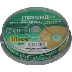 Maxell DVD-R 4.7GB 8x Spindle 10-Pack