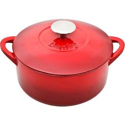 Denby Pomegranate Cast Iron Round with lid 2.4 L 20 cm