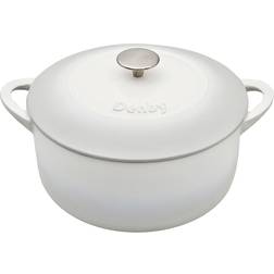 Denby Natural Canvas Cast Iron Round with lid 5.2 L 26 cm