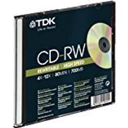 TDK CD-RW 700MB 12x Jewelcase 5-Pack