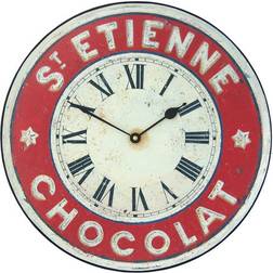 Roger Lascelles Chocolate French St. Etienne Wall Clock 36cm