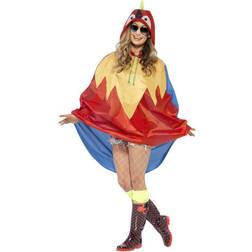 Smiffys Parrot Party Poncho