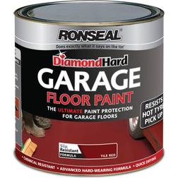 Ronseal Diamond Hard Garage Floor Paint Tile Red 2.5L