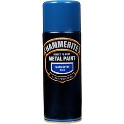 Hammerite Direct to Rust Smooth Effect Metal Paint Blue 0.4L