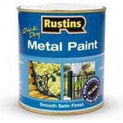 Rustins Quick Dry Metal Paint Black 0.25L