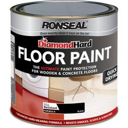 Ronseal Diamond Hard Floor Paint Black 0.75L