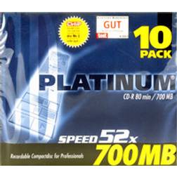 Q-CONNECT CD-R 700MB 52x Jewelcase 10-Pack