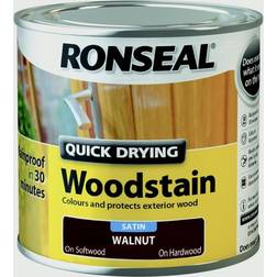 Ronseal Quick Drying Woodstain Brown 0.25L