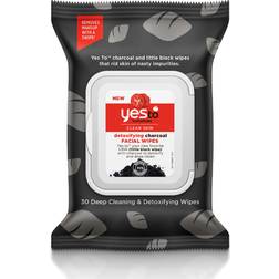 Yes To Tomatoes Detoxifying Charcoal Facial Wipes 30-pack