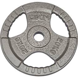 DKN Tri Grip Cast Iron Olympic Weight Plates 20kg