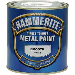 Hammerite Direct to Rust Smooth Effect Metal Paint White 2.5L