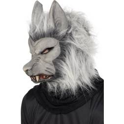 Smiffys Werewolf Mask With Hair