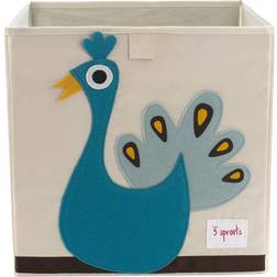 3 Sprouts Peacock Storage Box