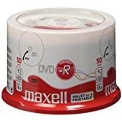 Maxell DVD-R 4.7GB 16x Spindle 50-Pack Wide Inkjet