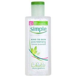 Simple Kind to Skin Pore Minimising Toning Cleanser 200ml
