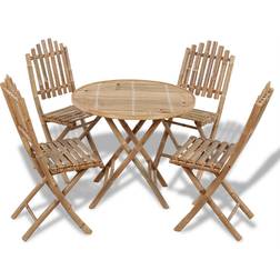 vidaXL 41497 Patio Dining Set, 1 Table incl. 4 Chairs