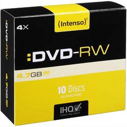Intenso DVD-RW 4.7 GB 4x Slimcase 10-Pack