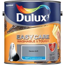 Dulux Easycare Washable & Tough Matt Ceiling Paint, Wall Paint Grey 2.5L