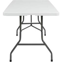 tectake Camping Table Foldable 183x76x74cm