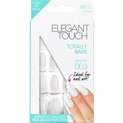 Elegant Touch Totally Bare Stiletto Nails #003 48-pack