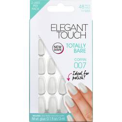 Elegant Touch Totally Bare Coffin Nails #007 48-pack