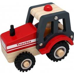 Magni Wooden Tracktor with Rubber Wheels 2438