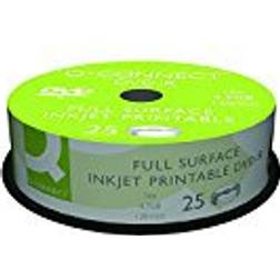 Q-CONNECT DVD-R 4.7GB 16x Spindle 25-Pack Inkjet