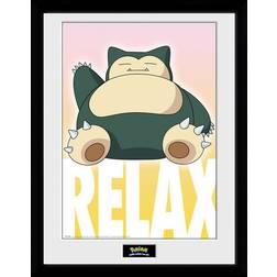 EuroPosters Pokemon Snorlax Poster & Affisch 11.8x15.7"