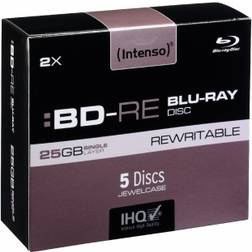 Intenso BD-RE 25GB 2x Jewelcase 5-Pack