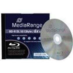 MediaRange BD-R 50GB 6x Jewelcase 1-Pack
