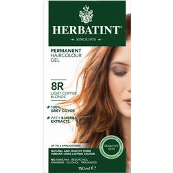 Herbatint Permanent Herbal Hair Colour 8R Light Copper Blonde 150ml