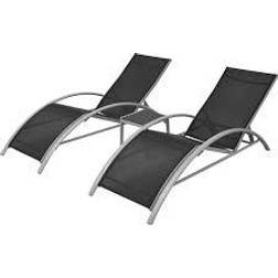 vidaXL 42160 Outdoor Lounge Set, 1 Table incl. 2 Chairs