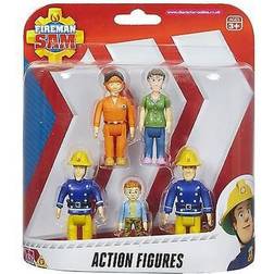 Character Fireman Sam Action Figures 5 Pack