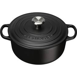 Le Creuset Satin Black Signature Cast Iron Round with lid 2.4 L 20 cm