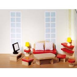 Goki Furniture for Flexible Puppets Living Room Basic 51716