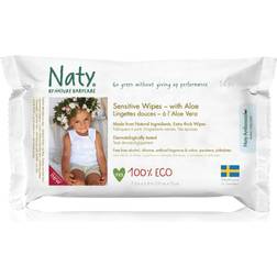 Naty Eco Sensitive Wipes with Aloe Vera 56pcs