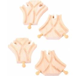Bigjigs Curved Turnouts Pack of 4