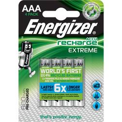 Energizer AAA Accu Recharge Extreme Compatible 4-pack