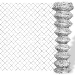 vidaXL Chain Link Fence 125cmx15m