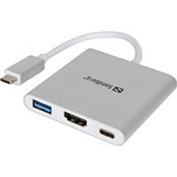 Sandberg USB C - USB-C/HDMI/USB-A 3.0 Adapter M-F