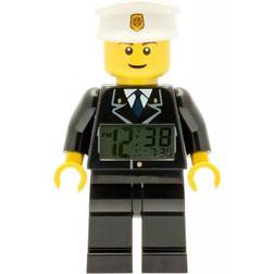 Lego City Police Minifigure Clock