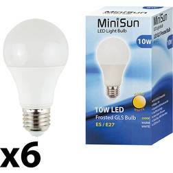 MiniSun LED Lamps 10W E27 6-pack