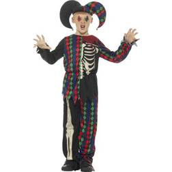 Smiffys Skeleton Jester Costume
